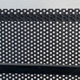 Black metal magazine rack Mathieu Mategot 1950