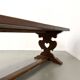 Table de monastère en chêne, circa 1900