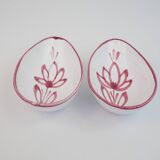 Pair of Avocado cups attributed to Robert Picault
