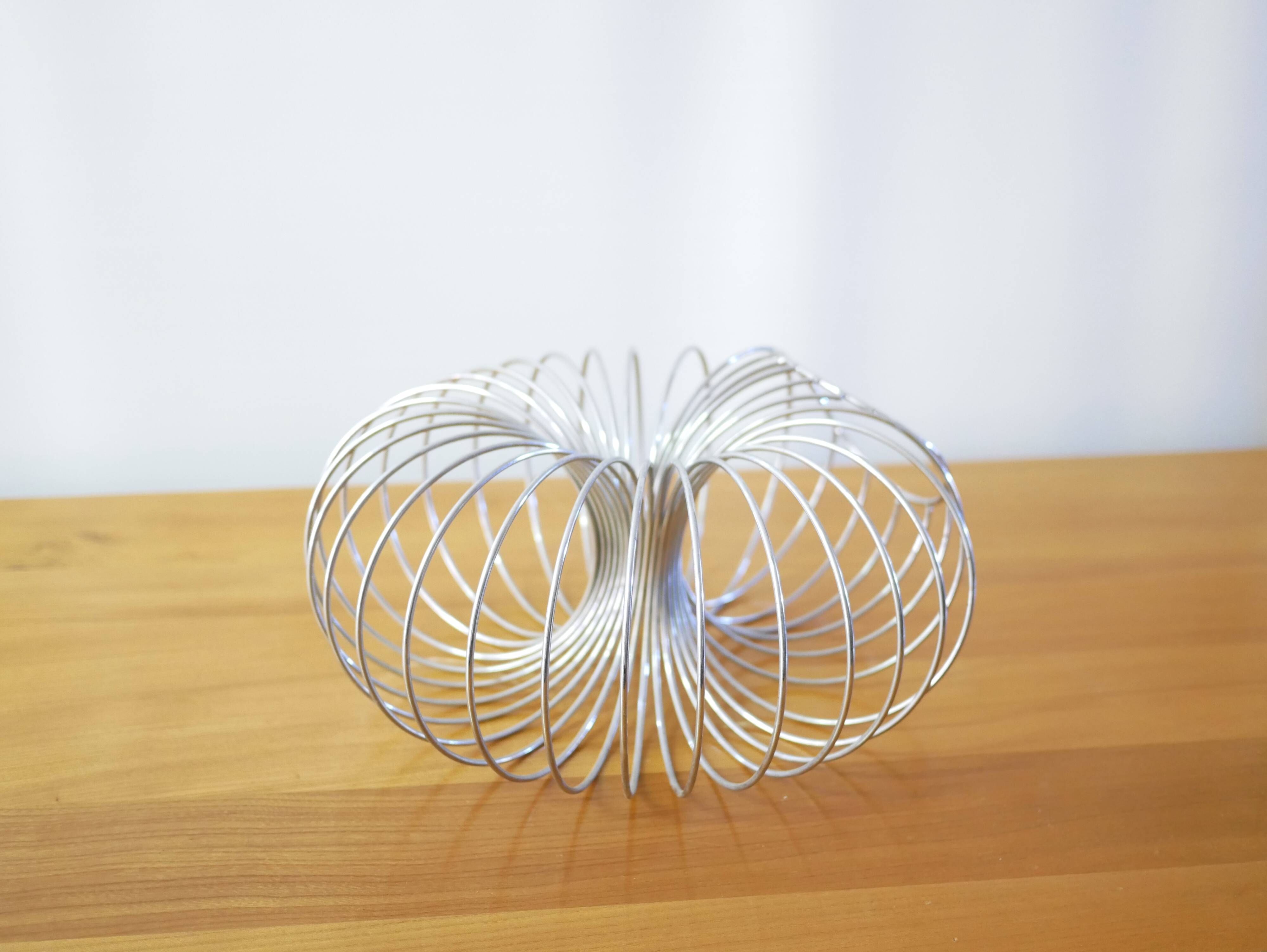 Vintage metal fruit basket