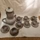 Ensemble à thé 8 tasses en grès de 1980