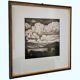 Signed painting by Lukas PFAFF (1901-1963) – Engraving, landscape of the Black Forest, 1950