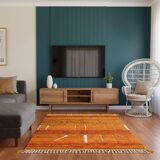 Handmade wool Berber rug 3 x 2 m