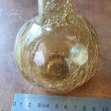 Vase en verre craquelé