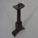 Brutalist Sculptural Iron Candleholder, 1960s