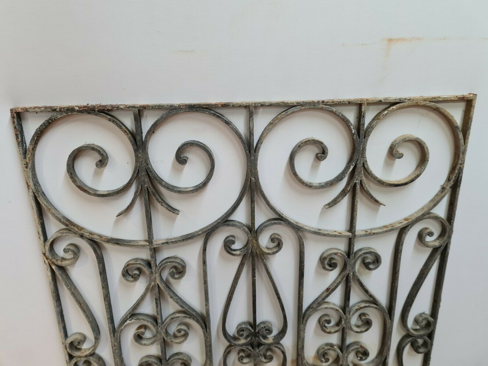 Wrought iron door grille