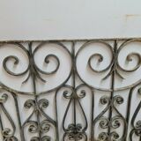 Wrought iron door grille