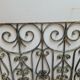 Wrought iron door grille