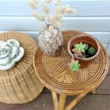 Bamboo tripod stool