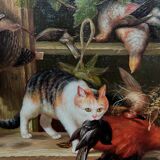 Tableau "Le triomphe du chat".