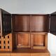 Buffet Plato en bois de noyer massif par Ferdinando Meccani, 1969