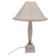 Table lamp in onyx and travertine, mid-century modern, 1970s.