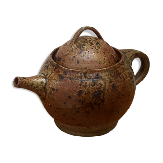 Théière en grès pyrité