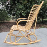Rocking rattan 60s