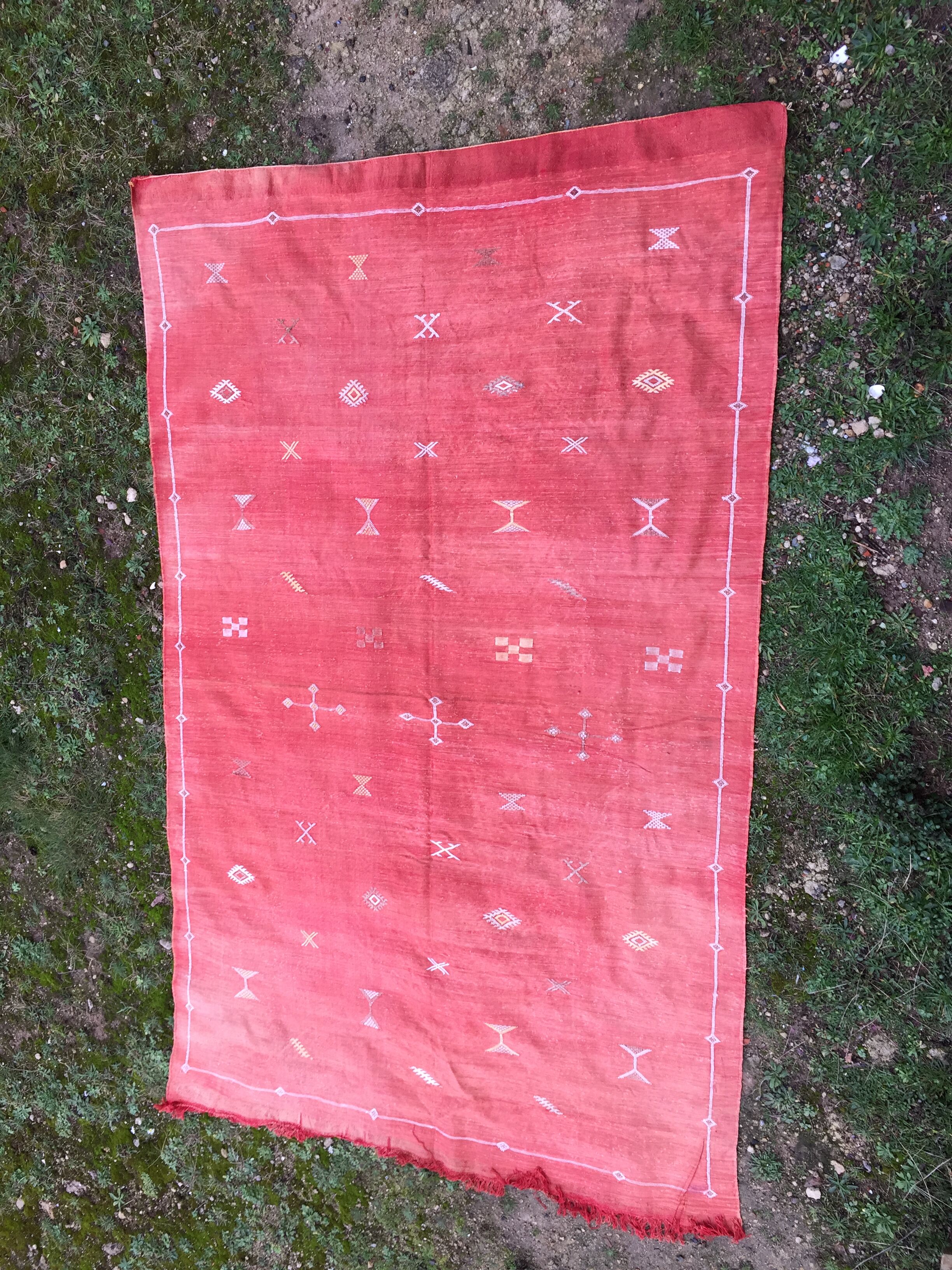 Large handcrafted carpet Yemen 300 × 180 cm