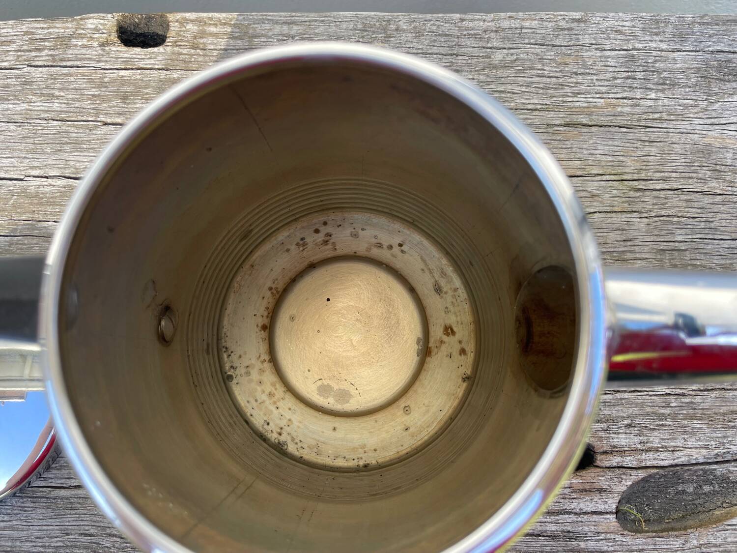 1970s stainless steel teapot