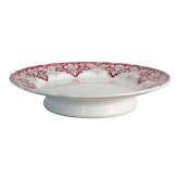 Plate on iron earth stand sarreguemines model louvois