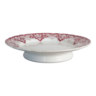 Plate on iron earth stand sarreguemines model louvois