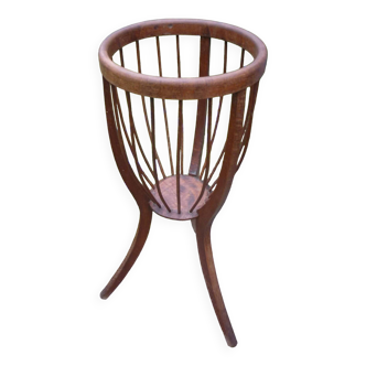 Porte-plante en bois courbé vintage