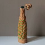 Bouteille fils scoubidou vintage