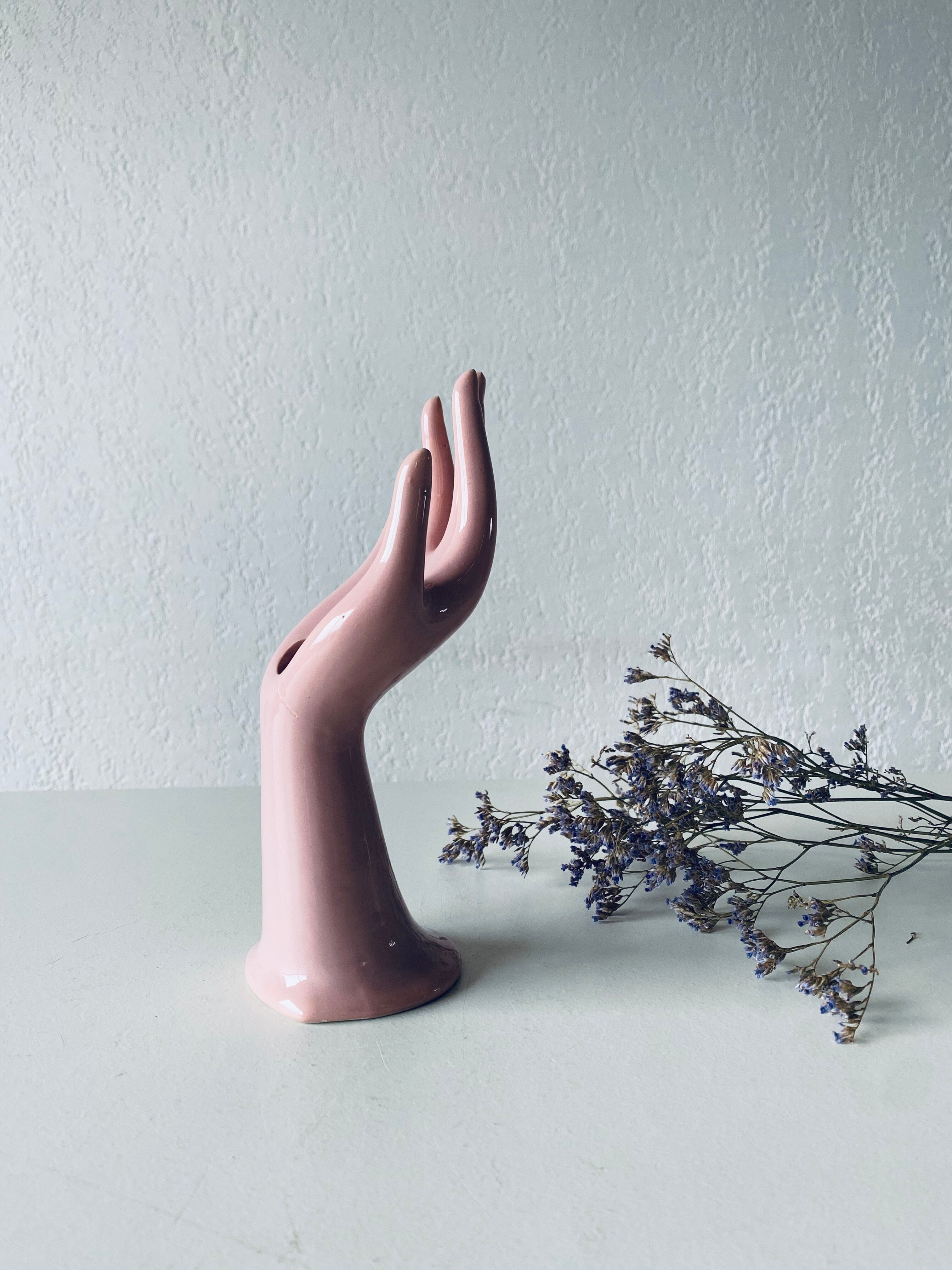 Ceramic vase and jewelry holder