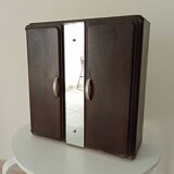 Vintage metal medicine cabinet from the 1950s