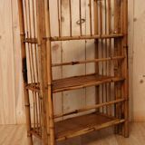 Foldable bamboo shelf
