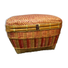 Trunk chest multicolor flexible wicker