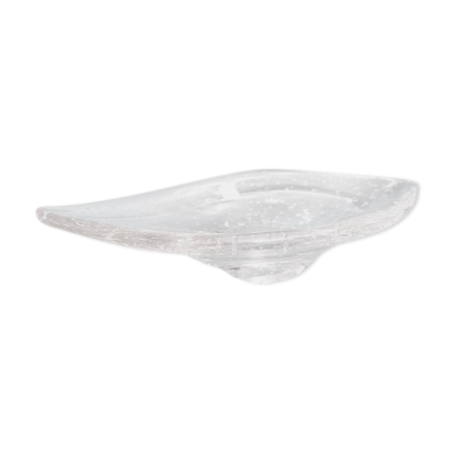 Empty pocket Kosta Boda around 1970 glass bubbled Sweden