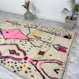 Handmade Moroccan Berber carpet 244 x 173 CM