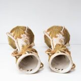Pair of large Royal Dux Bohemia art nouveau vases c. 1900
