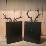 Pair of deer bookends