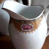 Complete coffee service in Limoges porcelain