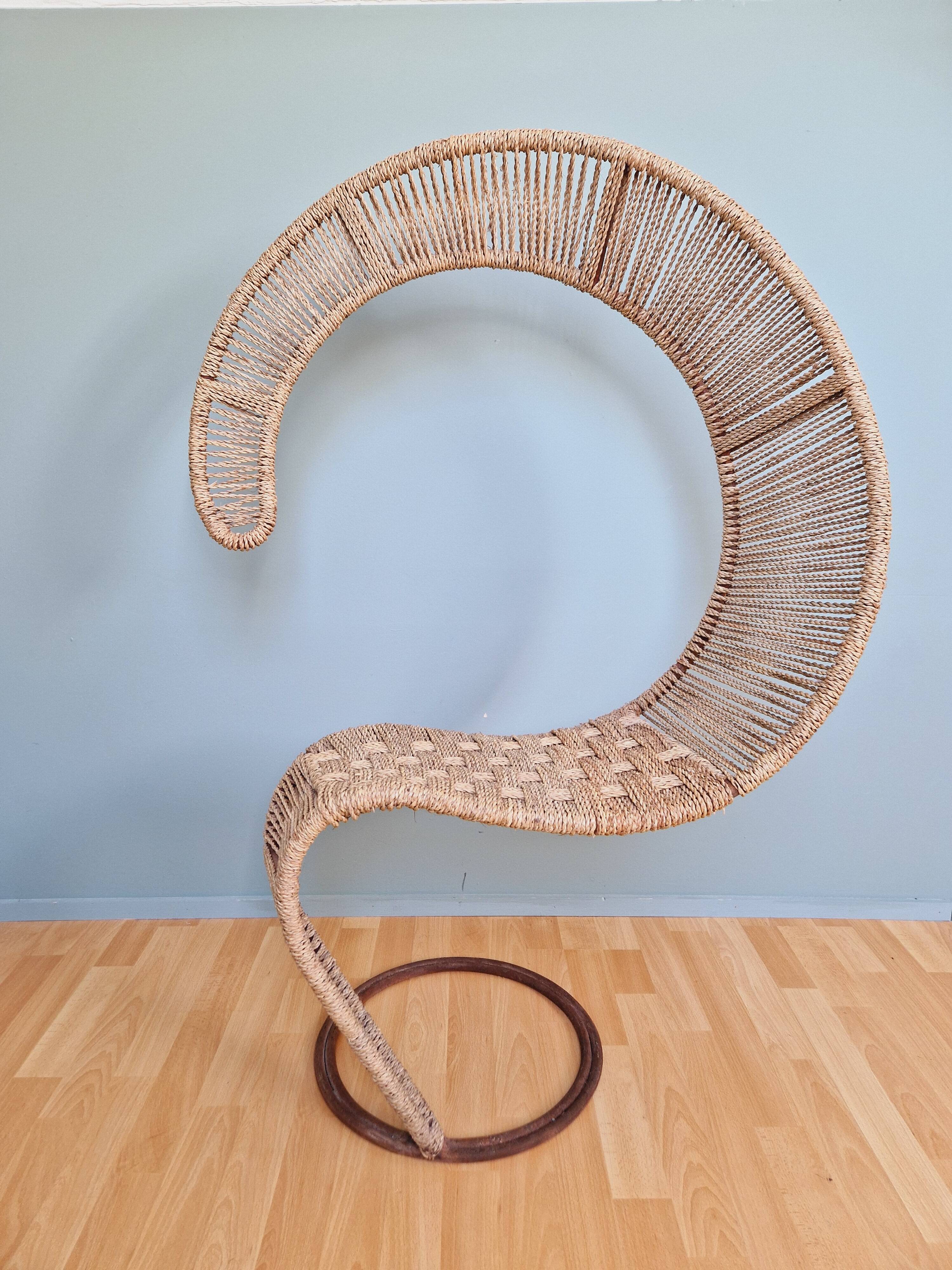 Fauteuil Point d'Interrogation, design Tom Dixon, années 80