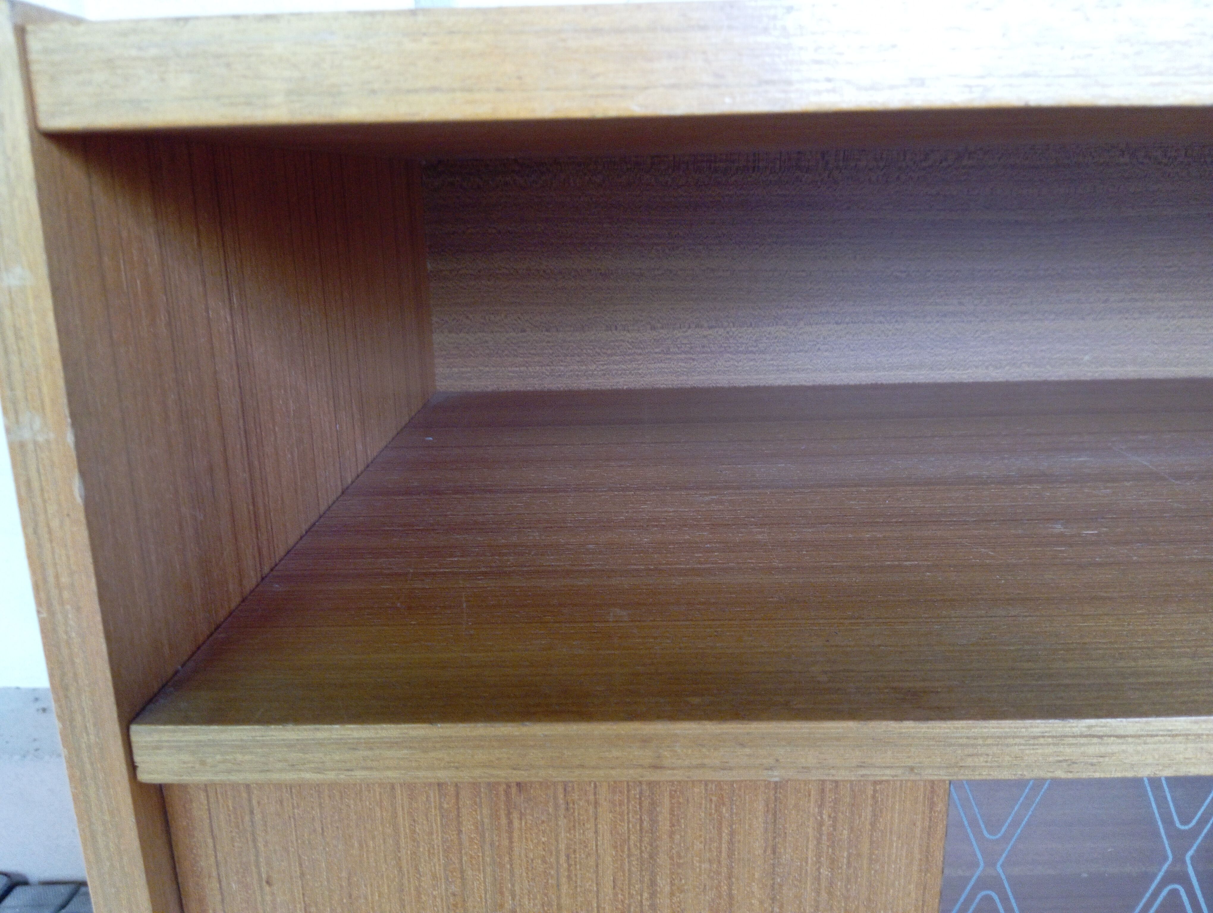 Small low storage or TV unit. 1950s-60s.