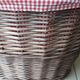 Panière à linge en osier