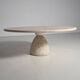 Finale 1790 travertine coffee table by Peter Draenert, 1970s.