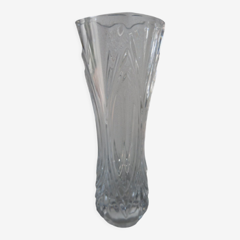 Cut crystal vase