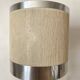 Lampe vintage  33 cm en bois et chrome années 70