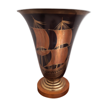 Lampe a poser forme tulipe