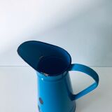 Old blue enamelled broc