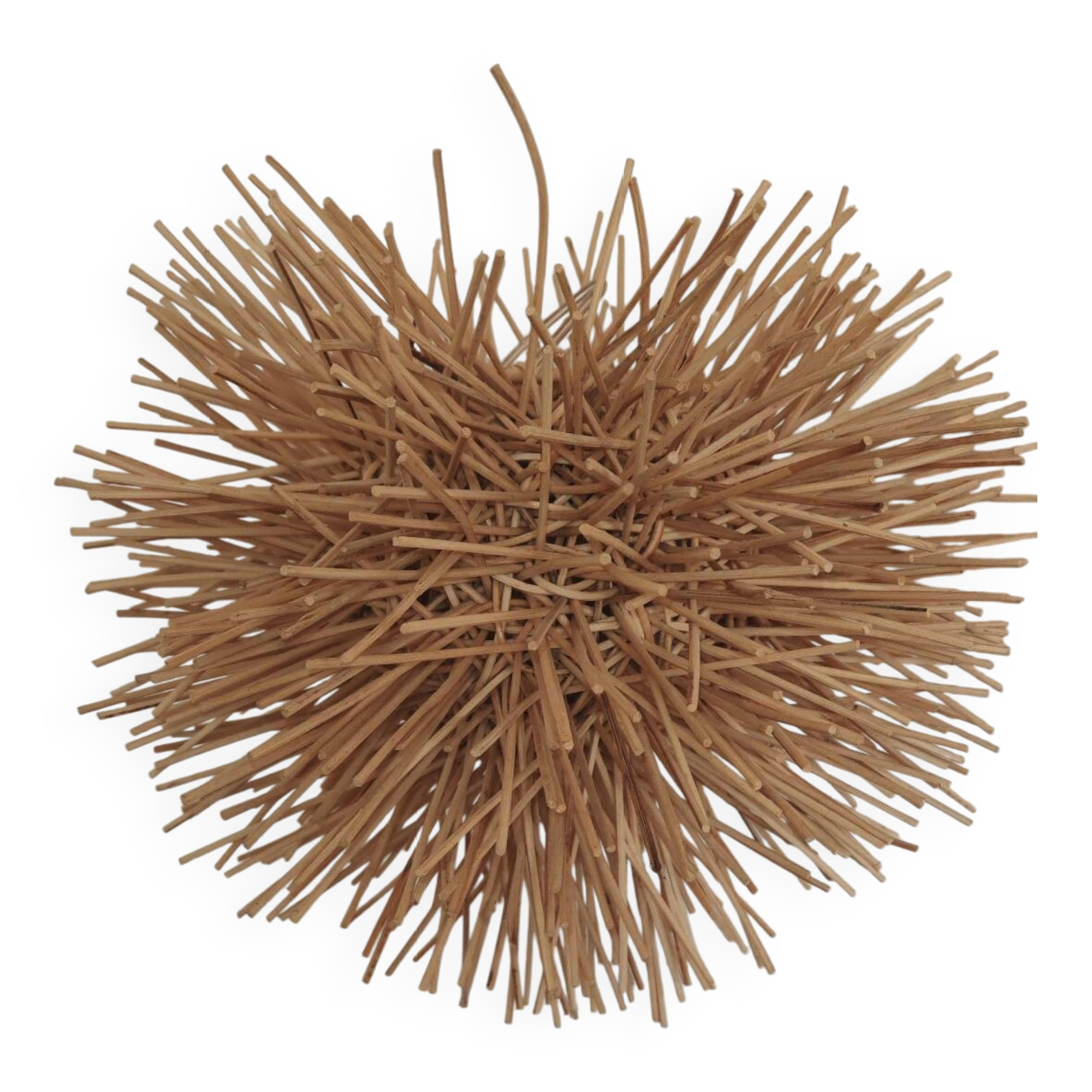 Vintage rattan pendant chandelier