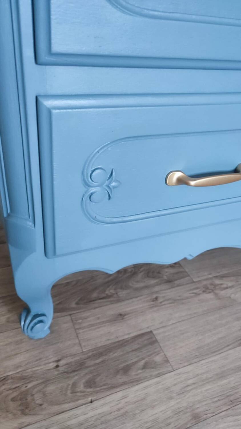 RELOUKEE SOLID WOOD CHEST OF DRAWERS