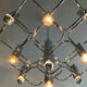 Sciolari chandelier distributed by Boulanger from the 70s