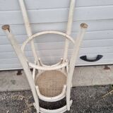 High rattan stool from 1970