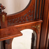 Large Antique Console Table with Mirror, 1910s
