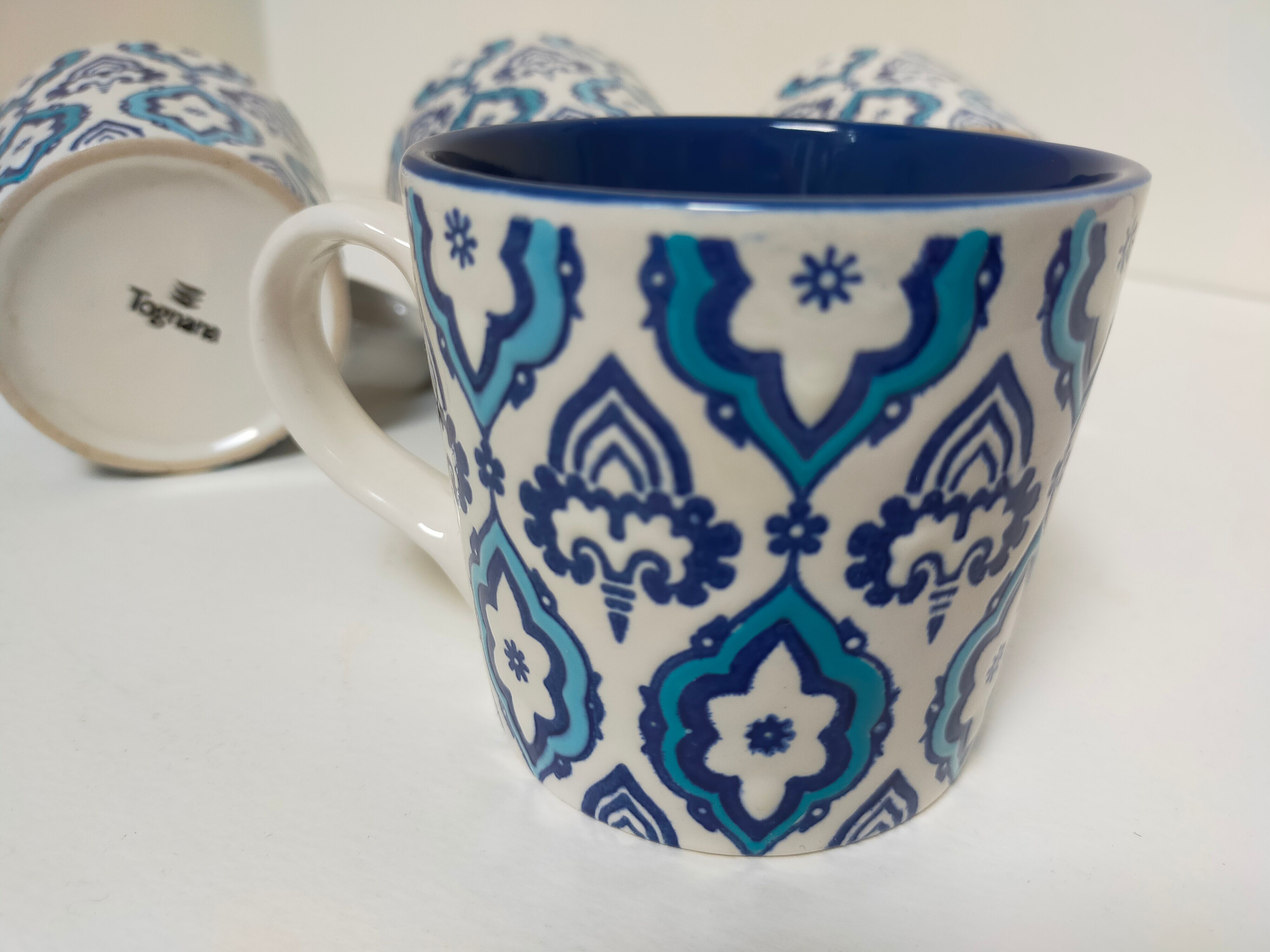 set of 4 cups Blue Tognana