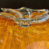 Crystal basin of the art crystallery of vannes circa 1970