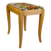Vintage French stool with gobelin upholstery