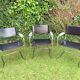 Lot de 3 fauteuils cantilever années 70